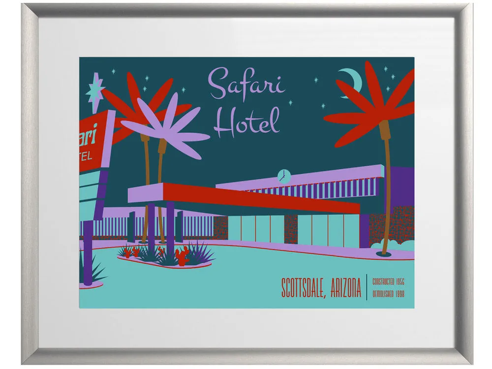 Safari Hotel Print