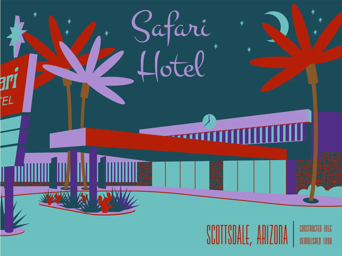 Safari Hotel Print