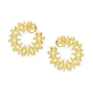 Sage Large C Earrings