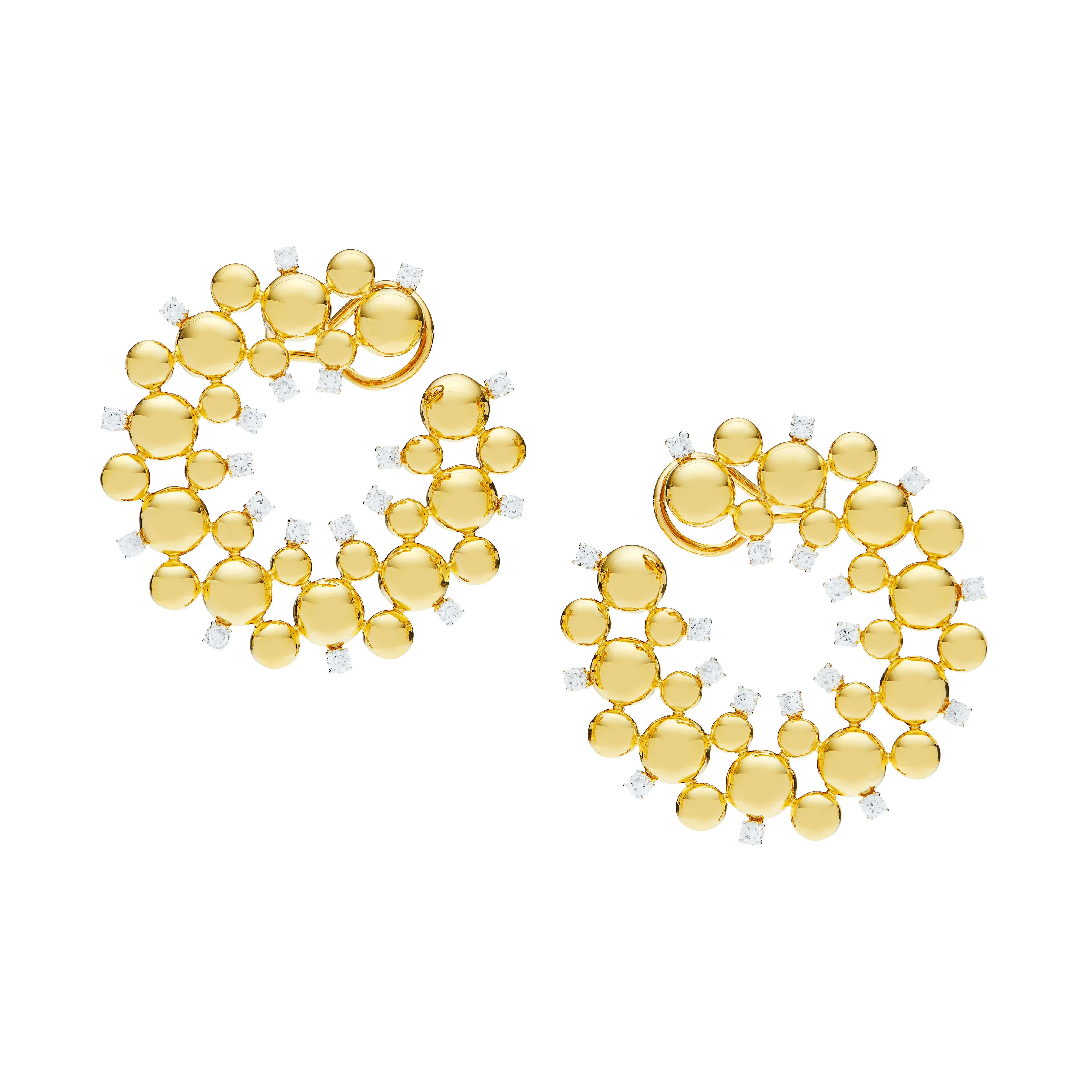 Sage Large C Earrings