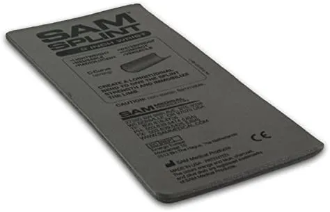 SAM Medical 9 inch Wrist Splint Charcoal - SP500-CH-EN - New - Package of 10 pcs