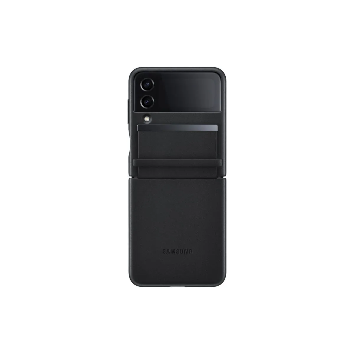Samsung Galaxy Z Flip4 Flap Leather Cover - Black
