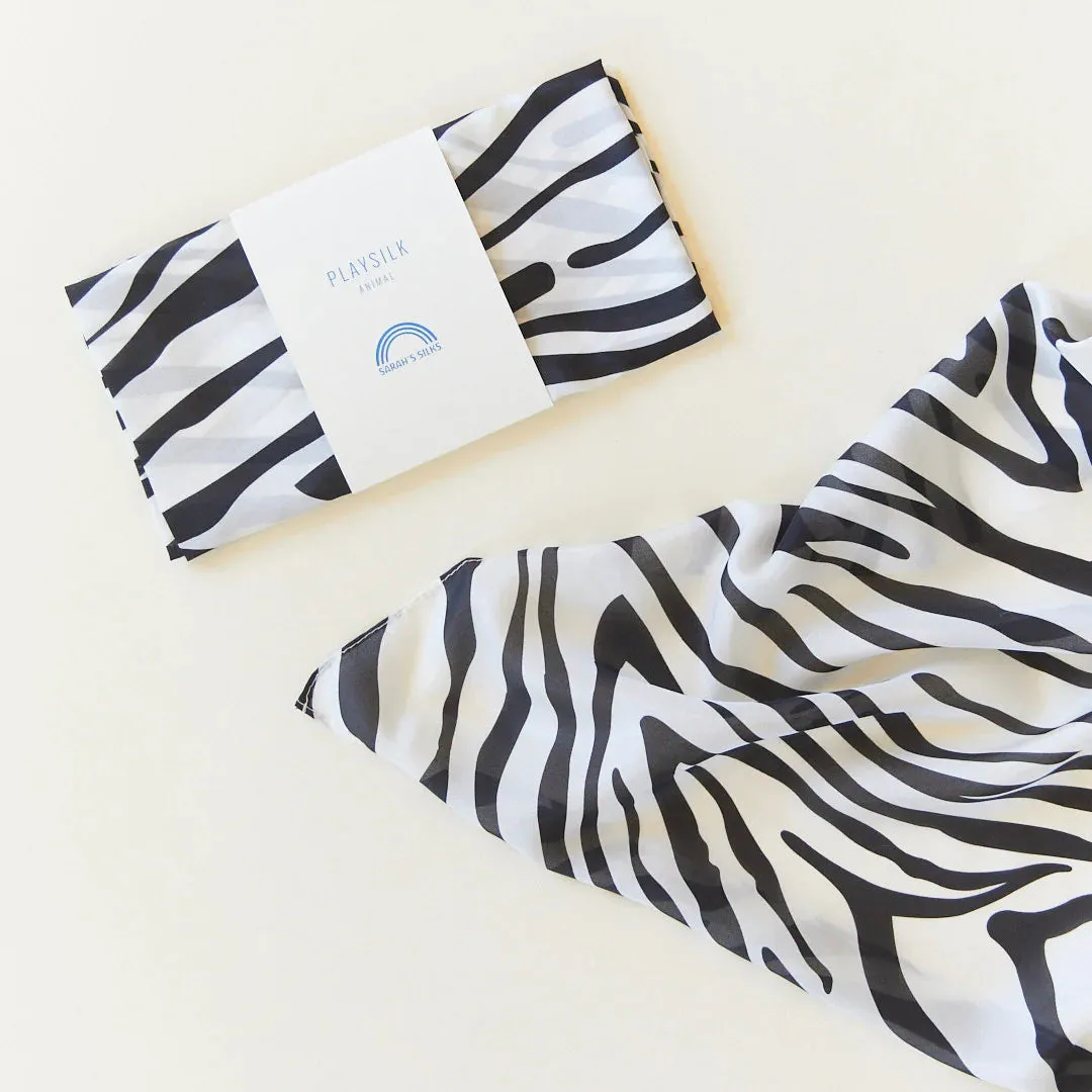Sarah's Silks Playsilk - Zebra