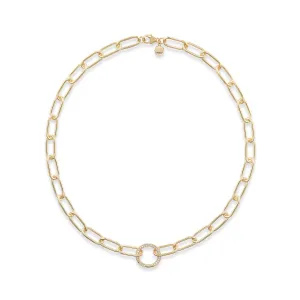 Sardinia III Chain w/ Pave Clasp