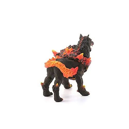 Schleich Eldrador Creatures, Lava Monster Mythical Creatures Toys for Kids, Hellhound Action Figure, Ages 7 