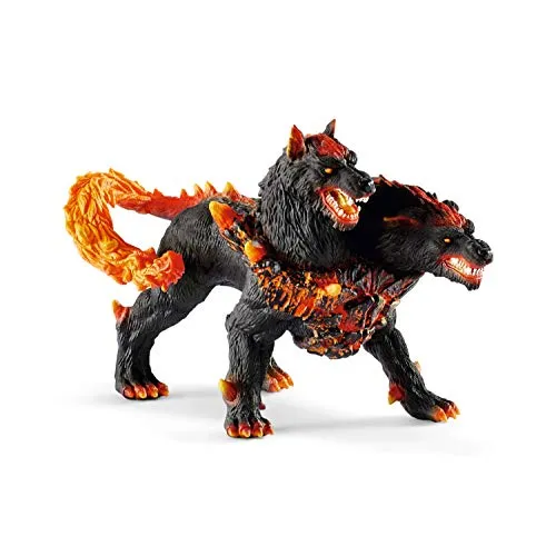 Schleich Eldrador Creatures, Lava Monster Mythical Creatures Toys for Kids, Hellhound Action Figure, Ages 7 