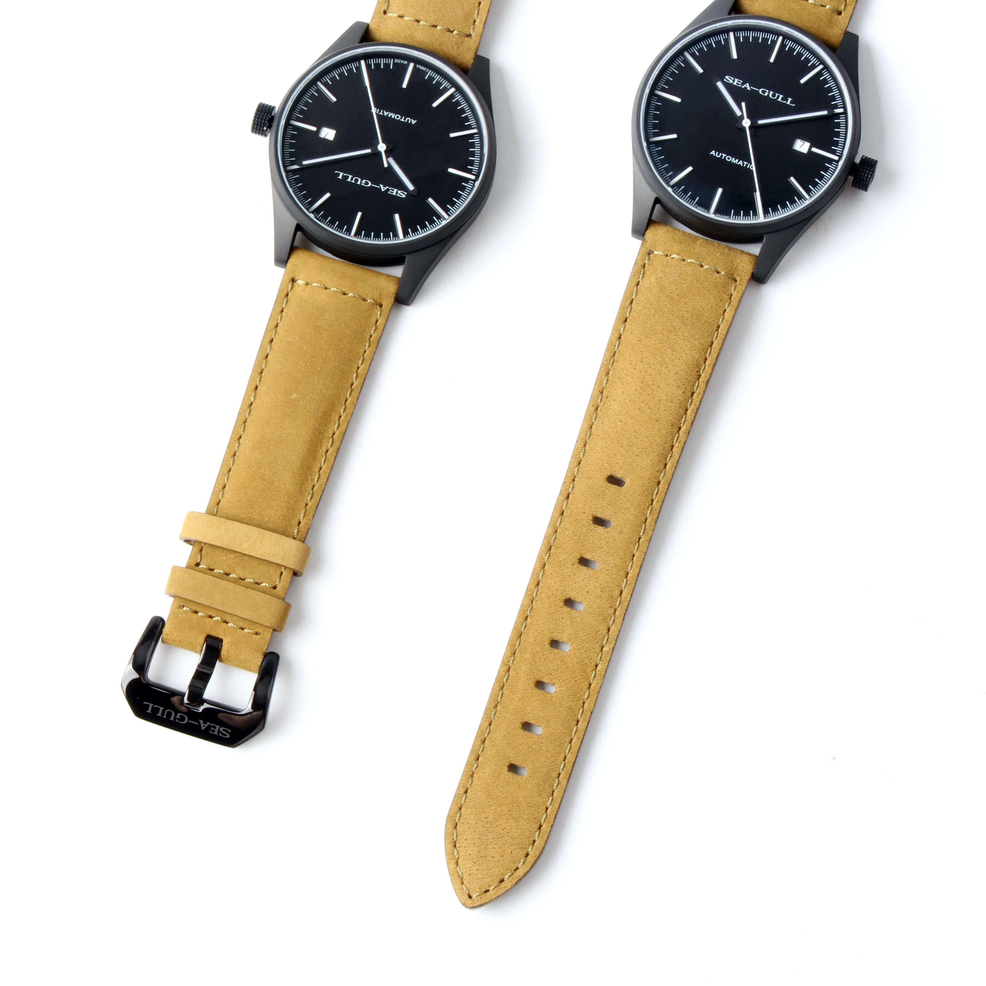 Seagull Vintage Military Wristwatch PVD Case Back 40mm Classic Luminous Hands Self Wind Automatic Watch 819.22.5121H