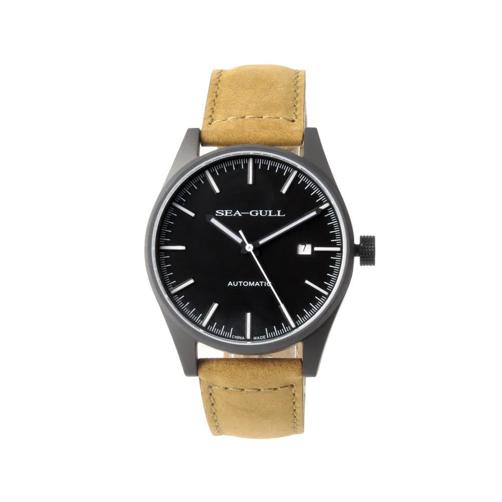 Seagull Vintage Military Wristwatch PVD Case Back 40mm Classic Luminous Hands Self Wind Automatic Watch 819.22.5121H