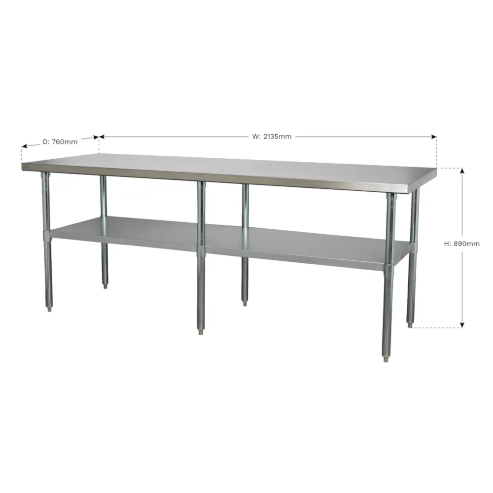 Sealey Stainless Steel Workbench 2.1m - E