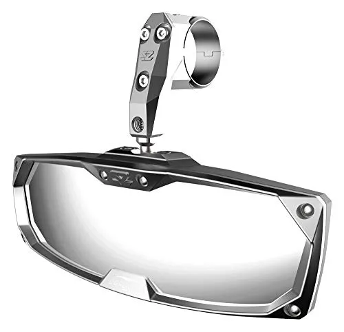Seizmik 18025 Halo-RA CAST Rearview Mirror with Cast Aluminum Bezel for 2.0″ Round Tube Roll Over Protection System