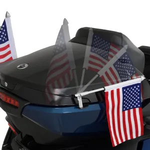 SHOW CHROME ACCESSORIES 41-203R Folding Flag Pole