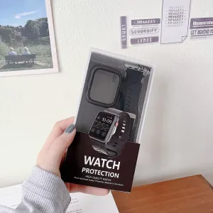 Silicone Strap Watch Case Set