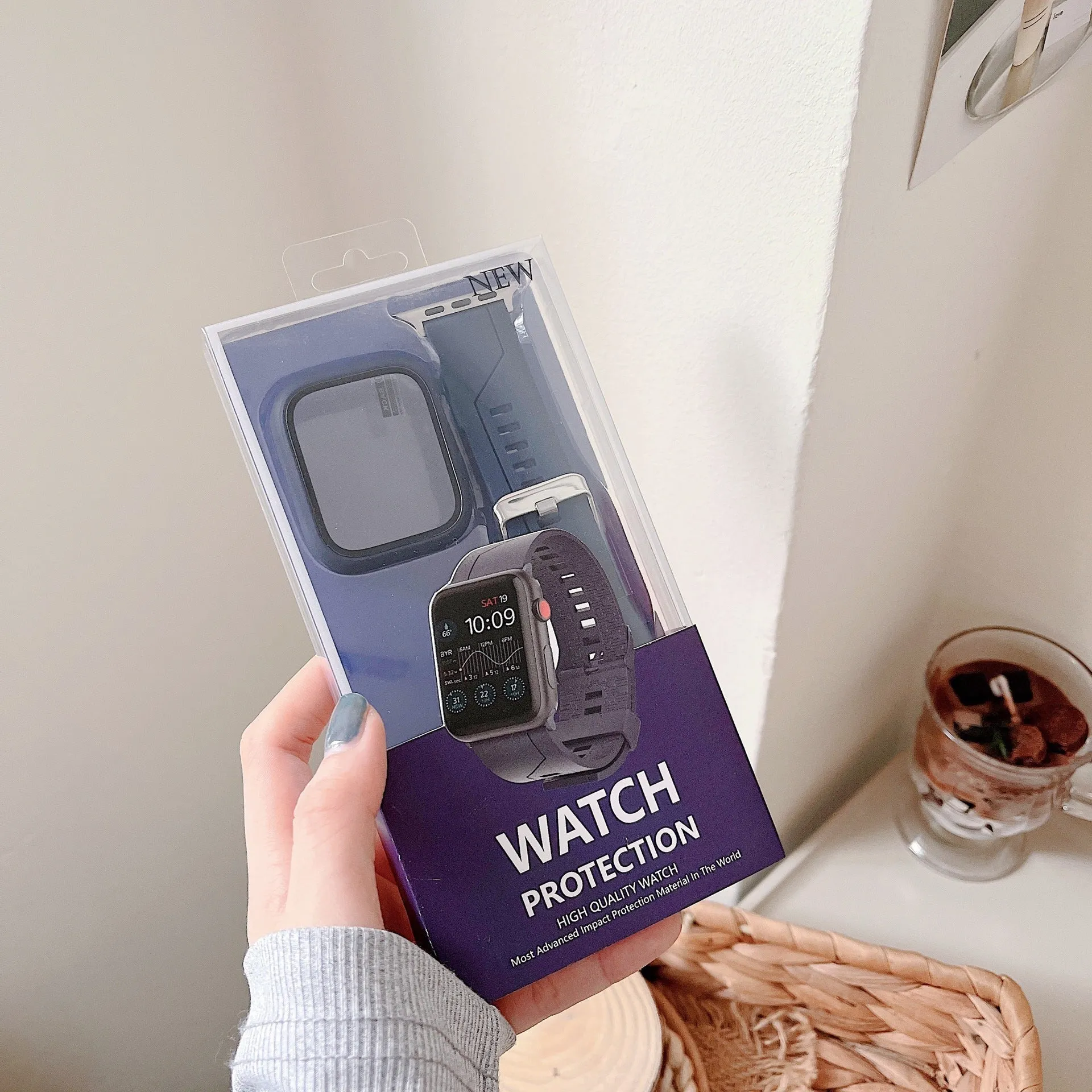 Silicone Strap Watch Case Set