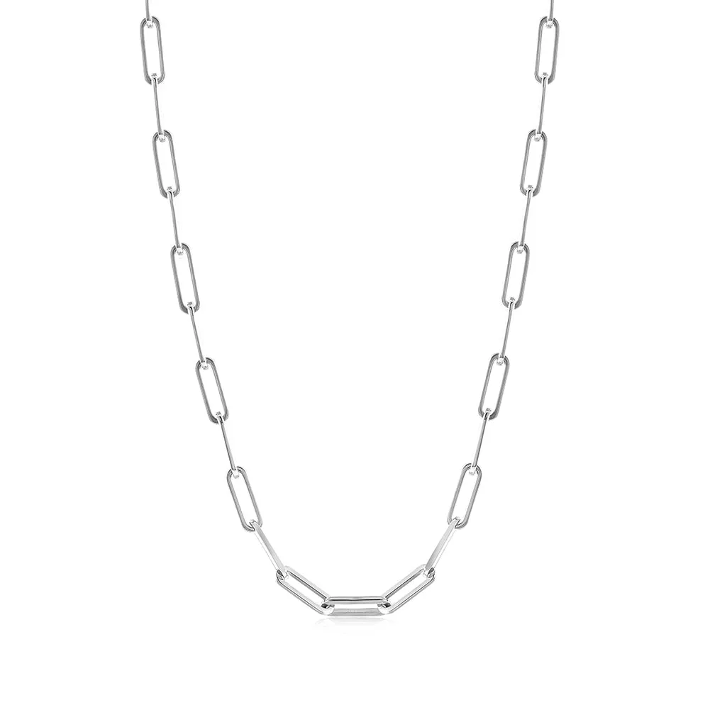 Simple Stainless Steel Necklace-NSSN734STGC