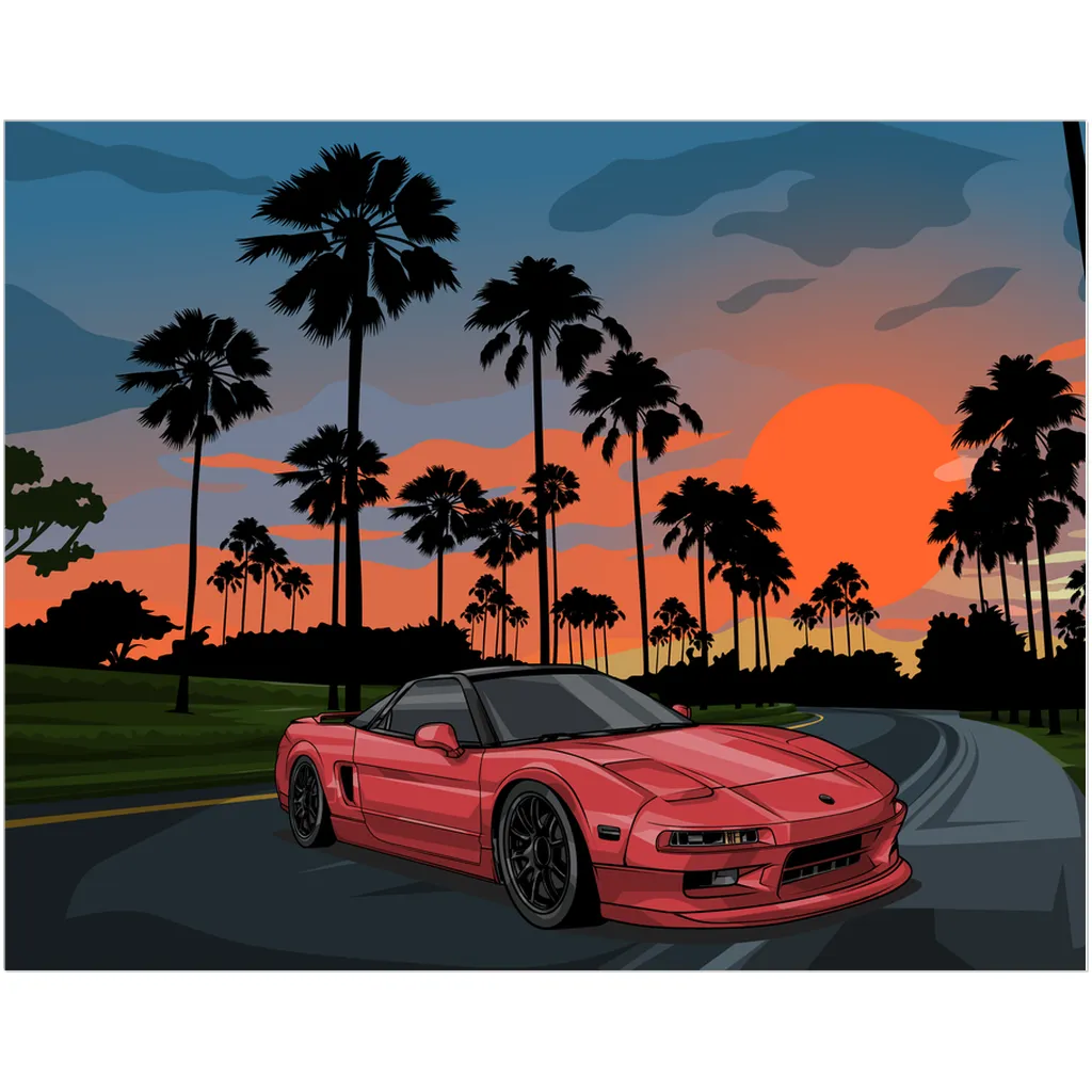 SJ's NSX - Premium Art Prints - Full Color