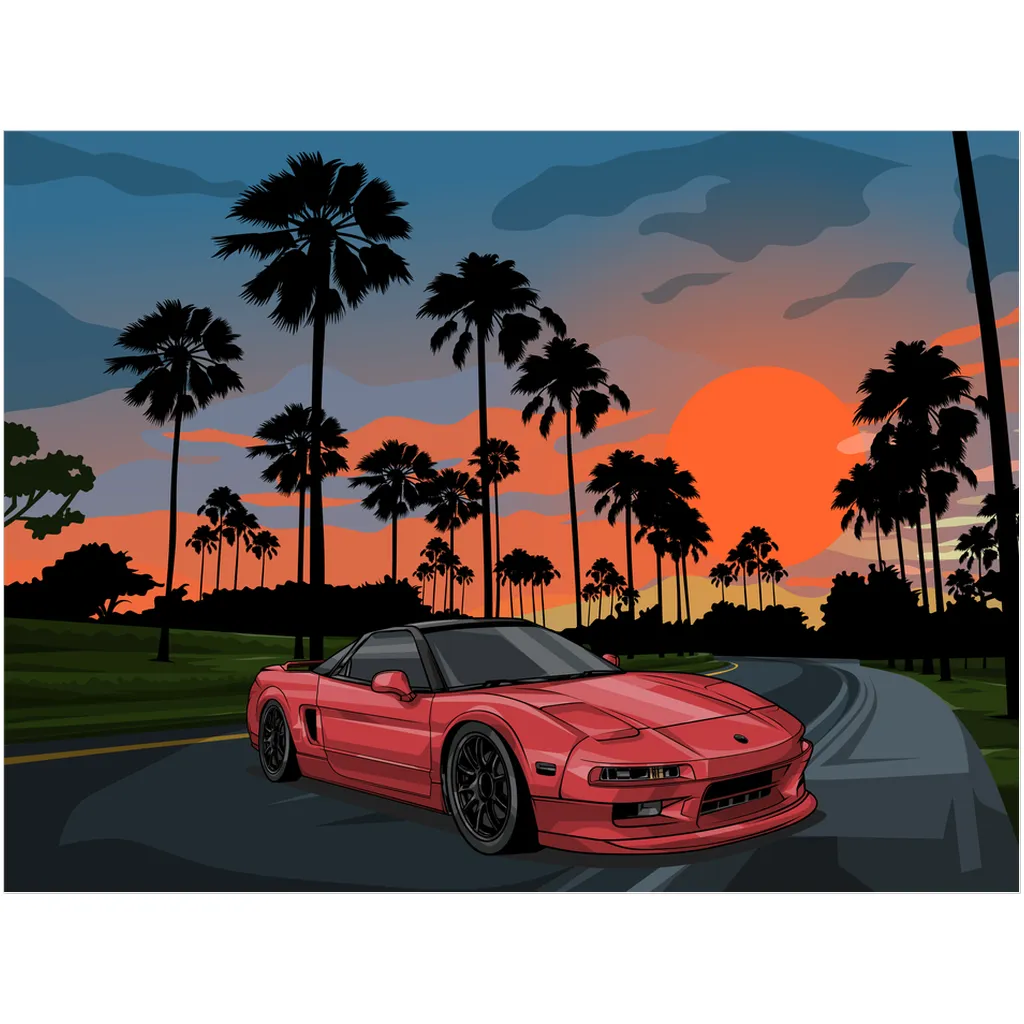 SJ's NSX - Premium Art Prints - Full Color