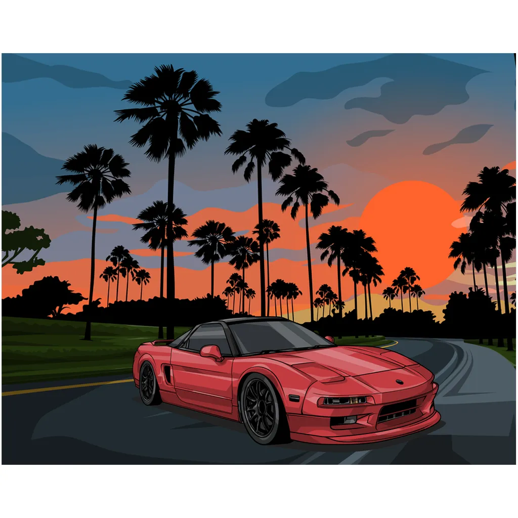SJ's NSX - Premium Art Prints - Full Color