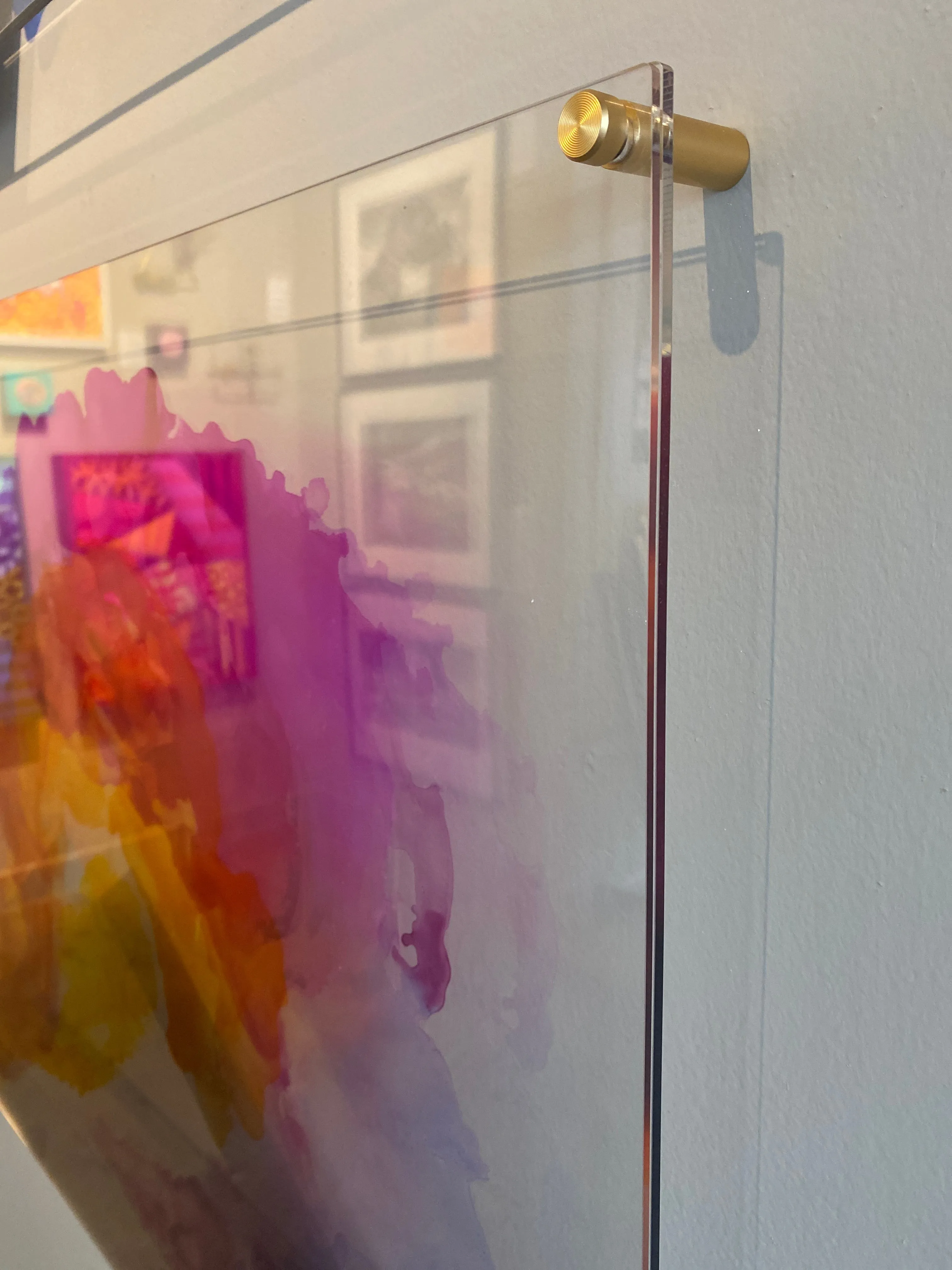 (SOLD) Aura 1: Yellow, Orange, Pink
