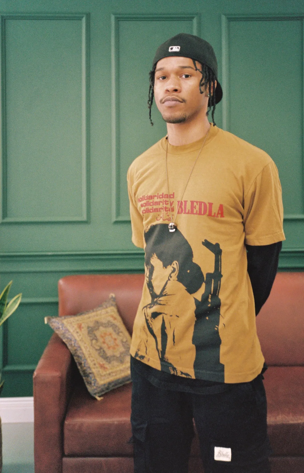 Solidarity Garment Dye Tee - Brass