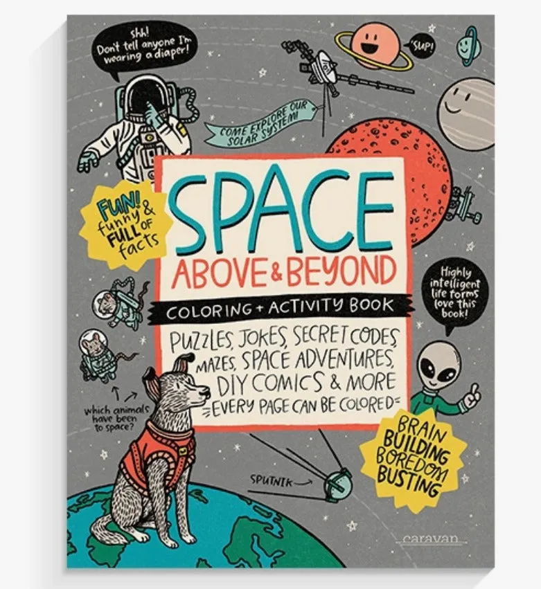 Space, Above & Beyond Coloring, Activity, Jokes, Diy   More