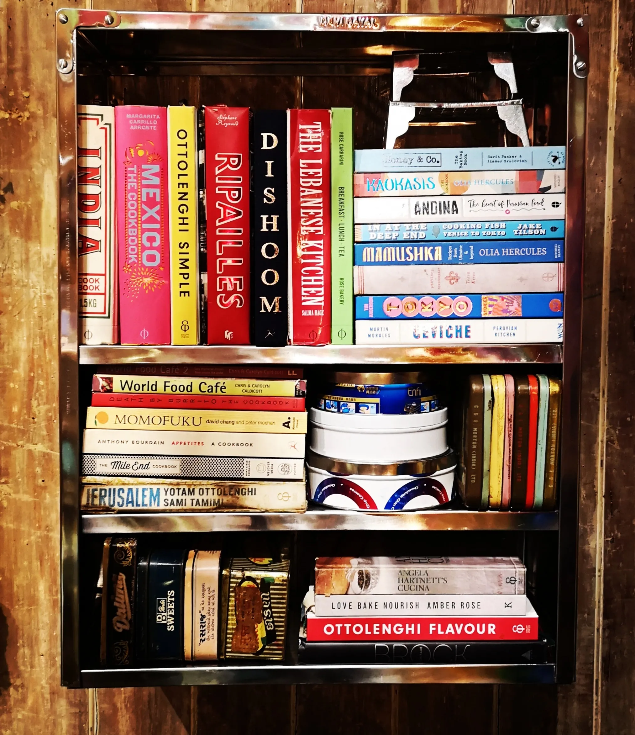 Stainless steel shelf