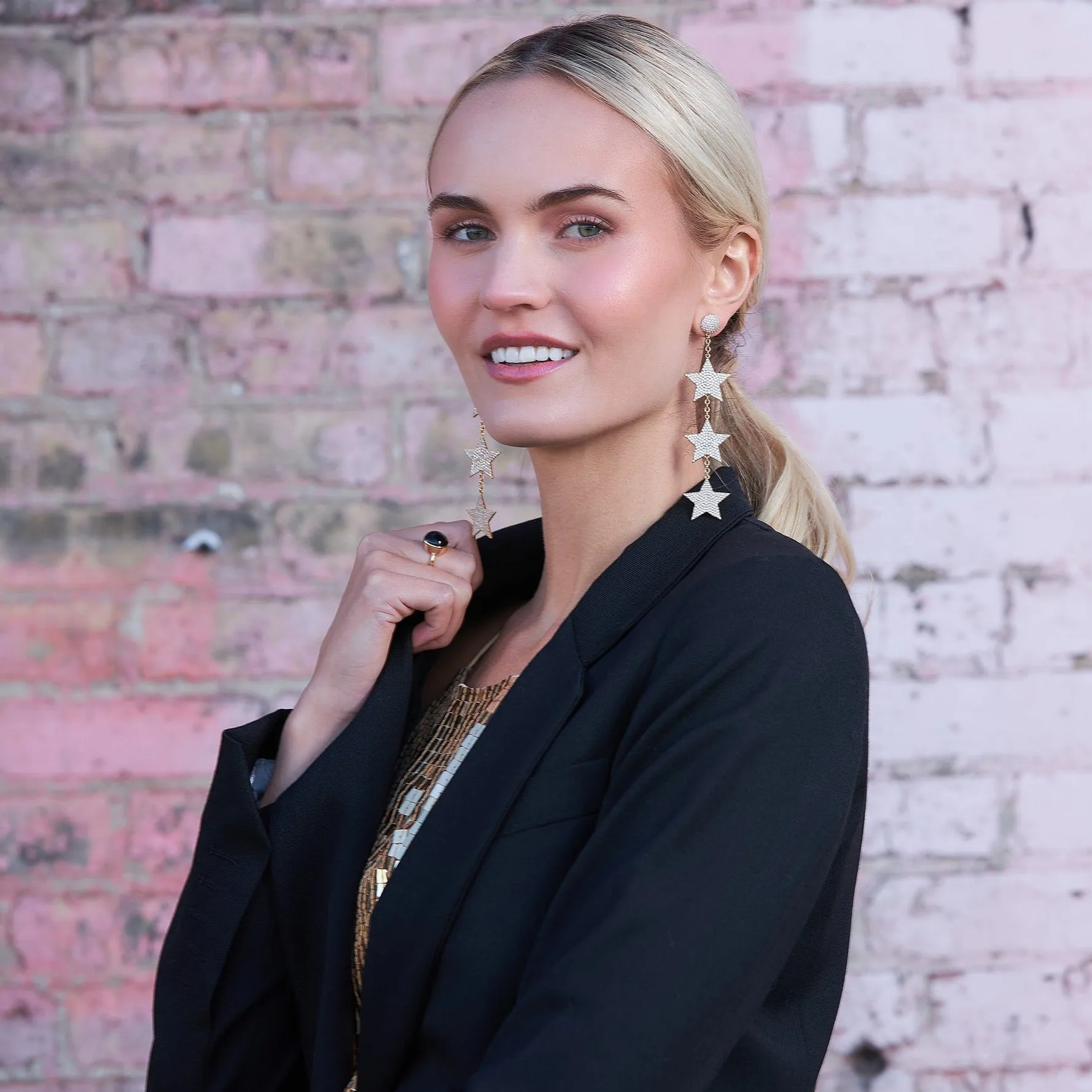 Stars for Wendy Statement Earrings