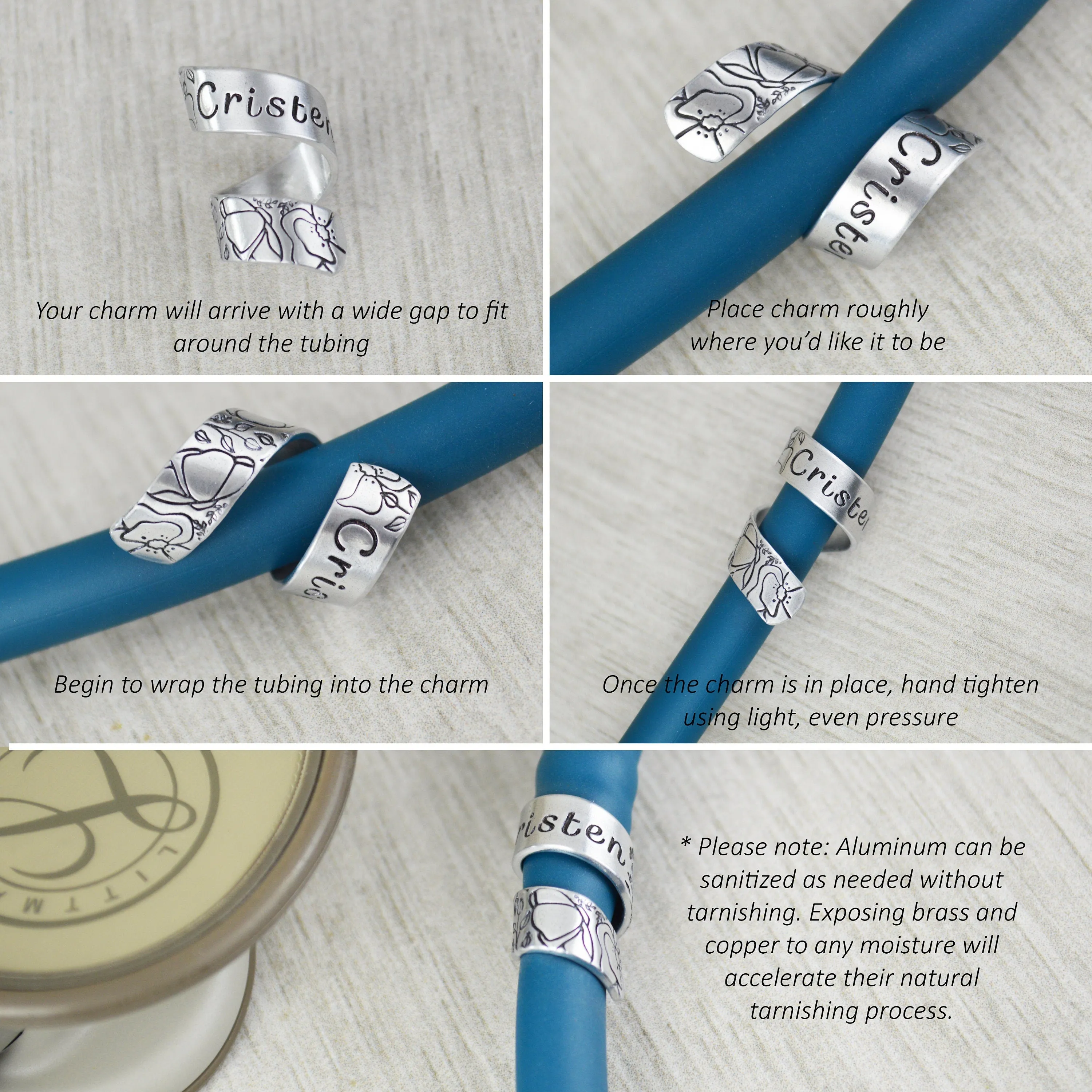 Stethoscope Heart Tag
