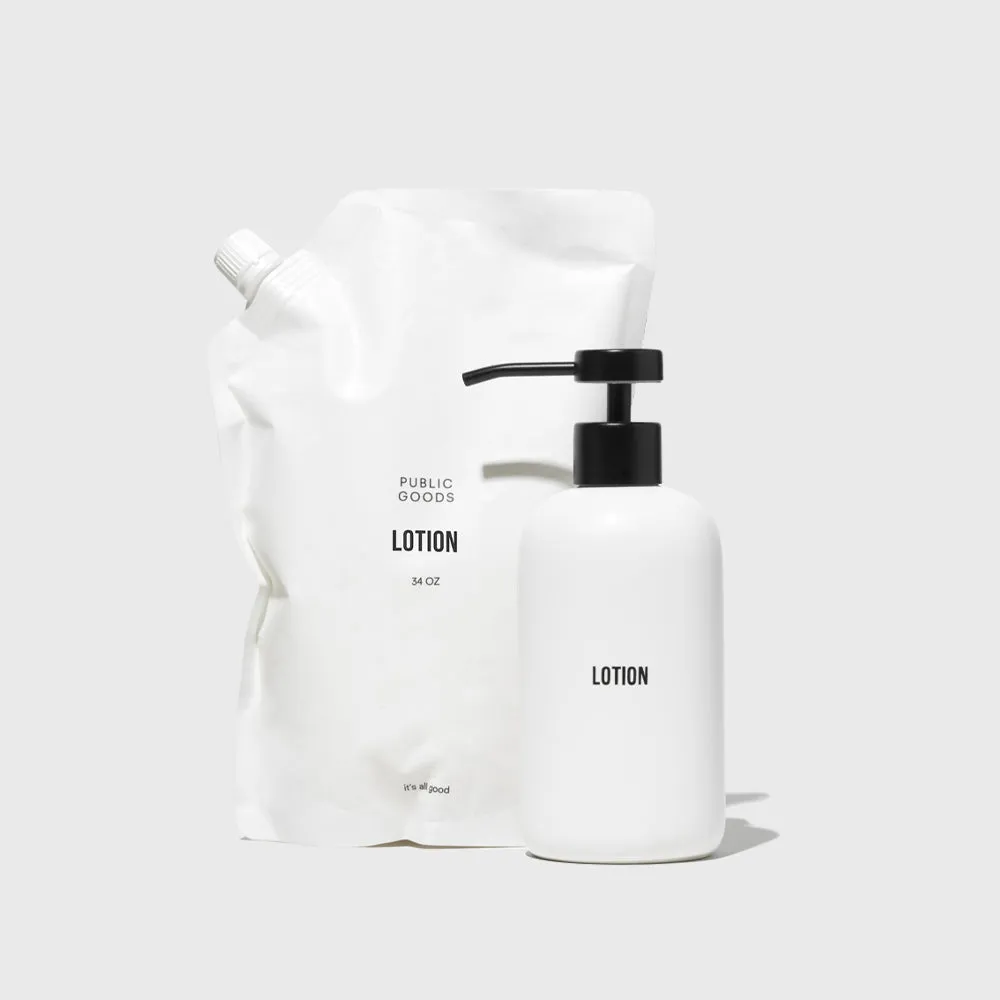 Stoneware Lotion Dispenser