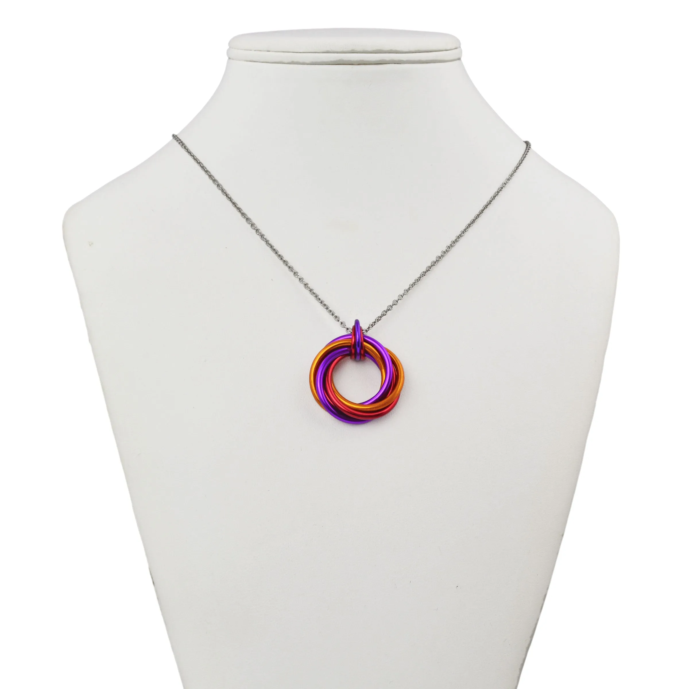 Swirl Pendant - Sunset