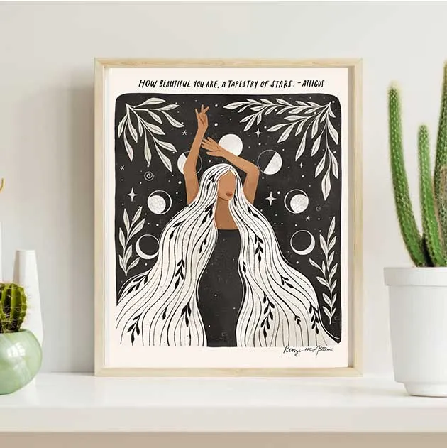 Tapestry Of Stars Print