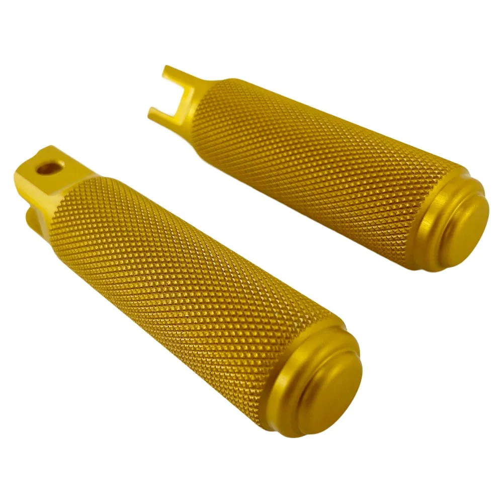 TC Bros. Nomad Rider Foot Pegs fits 2018-up Harley Softail M8 & Pan America - Gold