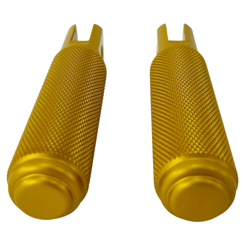 TC Bros. Nomad Rider Foot Pegs fits 2018-up Harley Softail M8 & Pan America - Gold