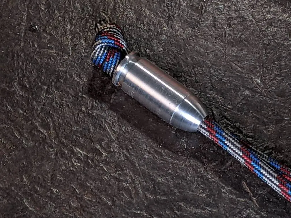 The 45 Aluminum Bead and a Free Paracord Lanyard