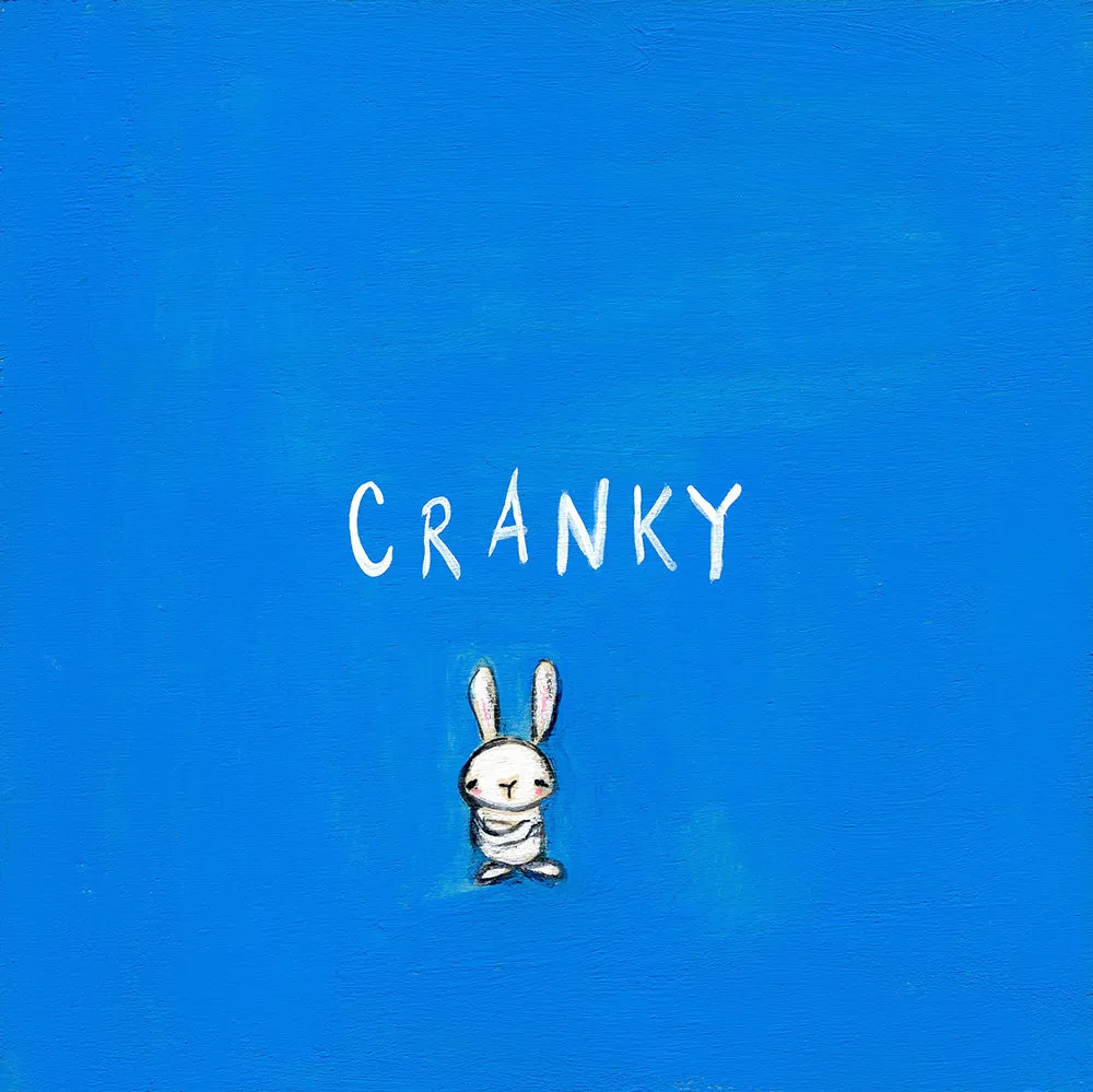 the cranky bunny | print