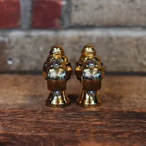 Throwback Risers - Brass