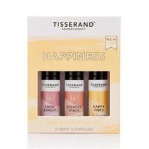 Tisserand | The Little Box of Happiness contains 3 pulse point roller balls | 3 x 10ml