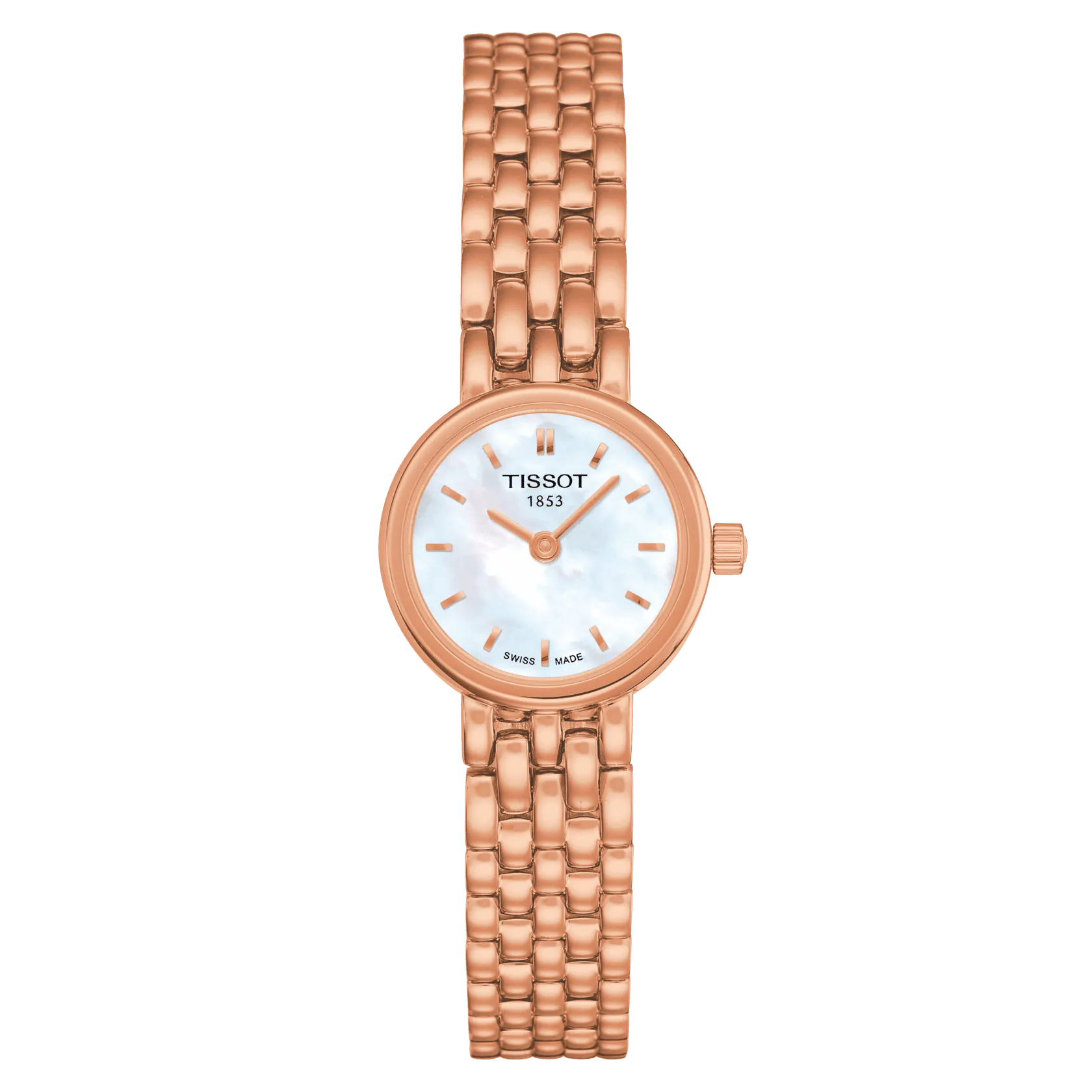 Tissot watch Lovely 19.50mm Motherperper Quartz Steel Finish Pvd Gold Rosa T058,009.33.111.00
