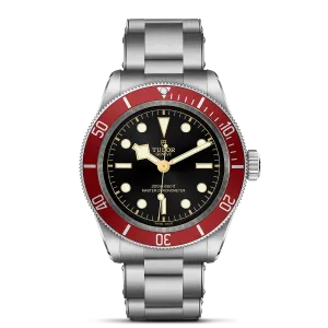 TUDOR Black Bay 41mm Case, Black Dial, Steel Bracelet (M7941A1A0RU-0001)