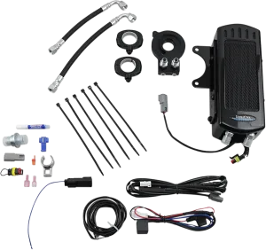 UltraCool SMT8-1G Frame Mounted Oil Cooler Kit - Gloss Black