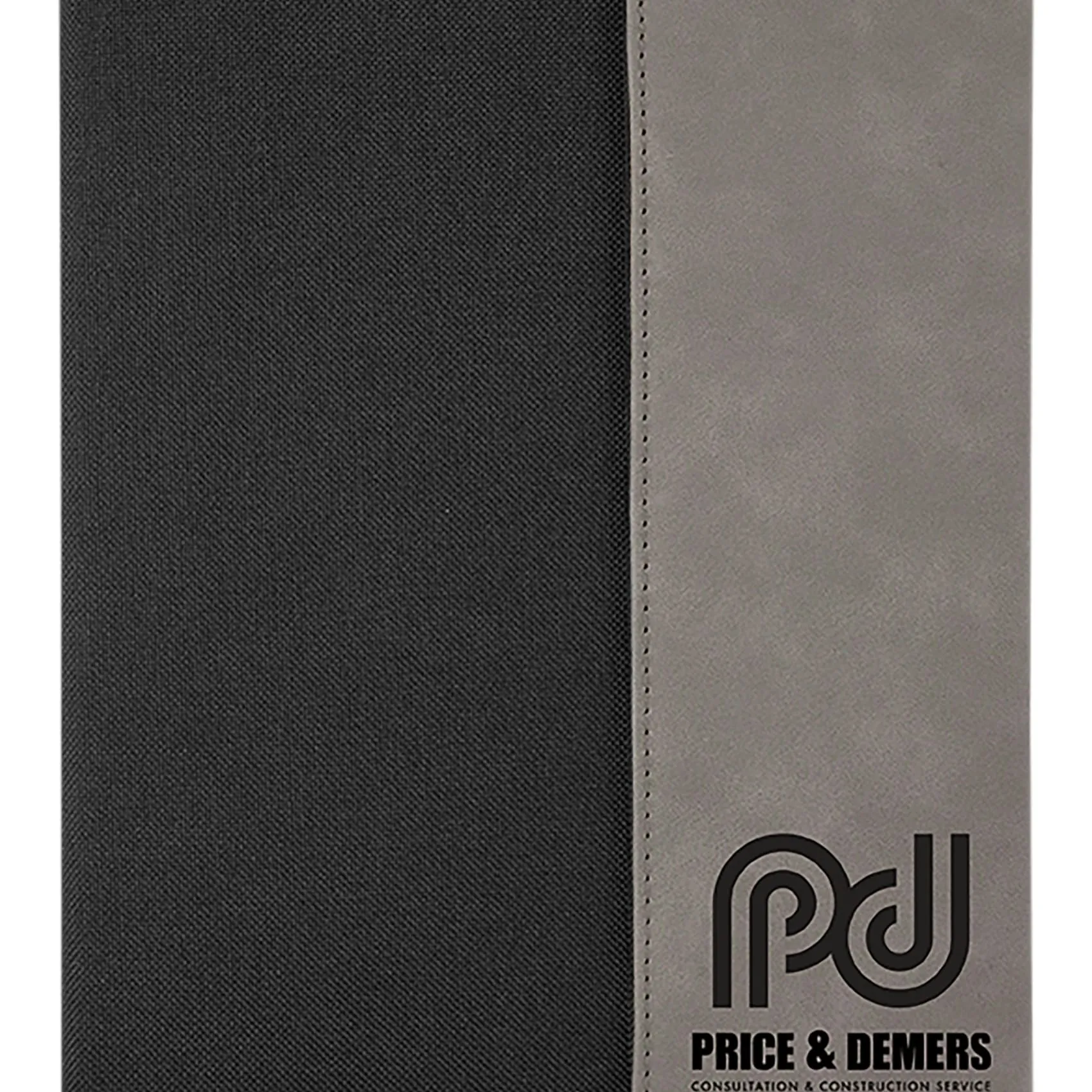 Vegan Leather Two-Tone Portfolio