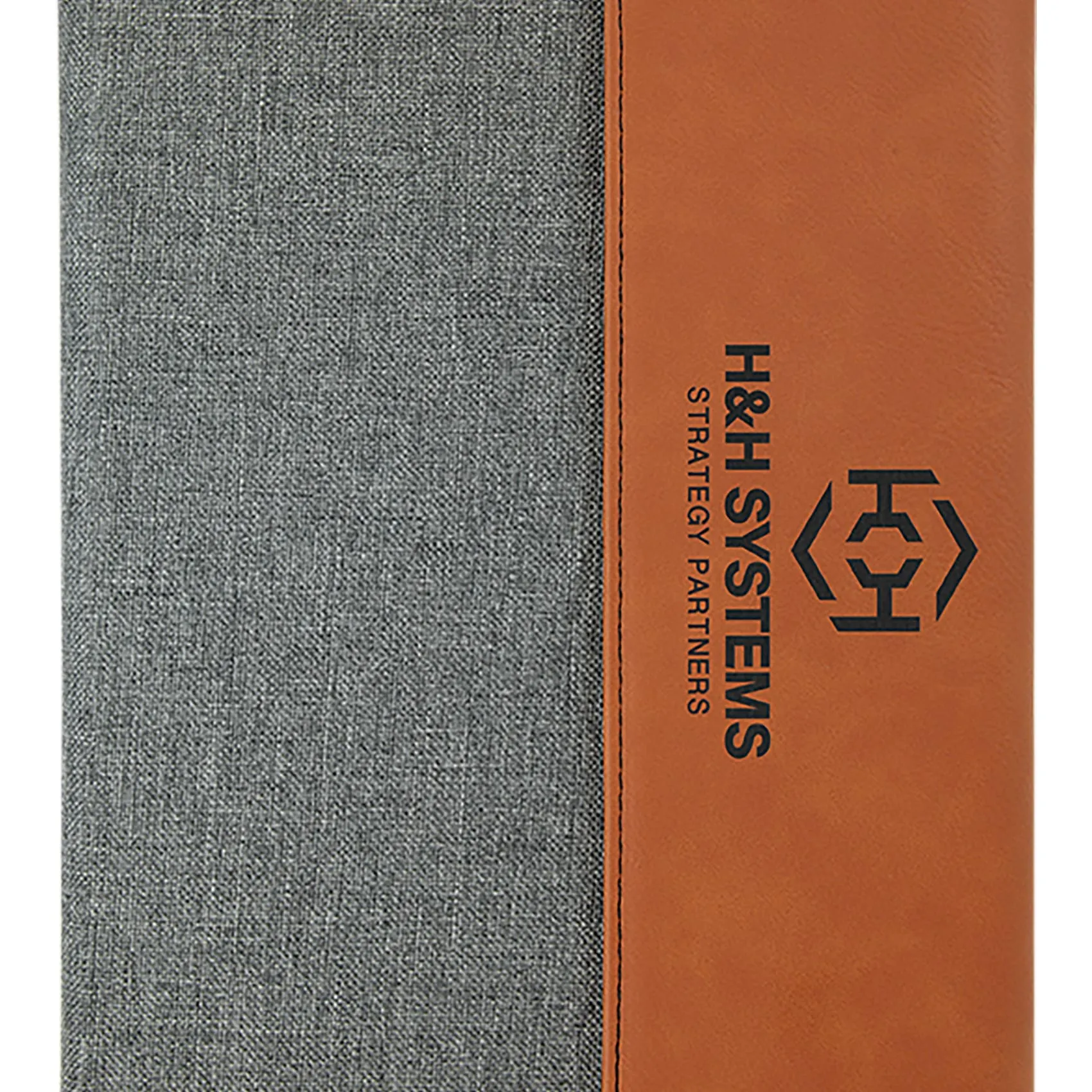Vegan Leather Two-Tone Portfolio