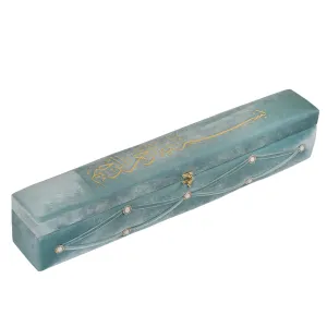 Velvet Pearl Prayer Box - Blue