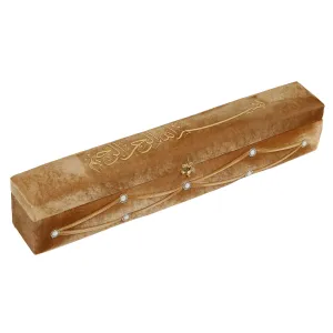 Velvet Pearl Prayer Box - Gold