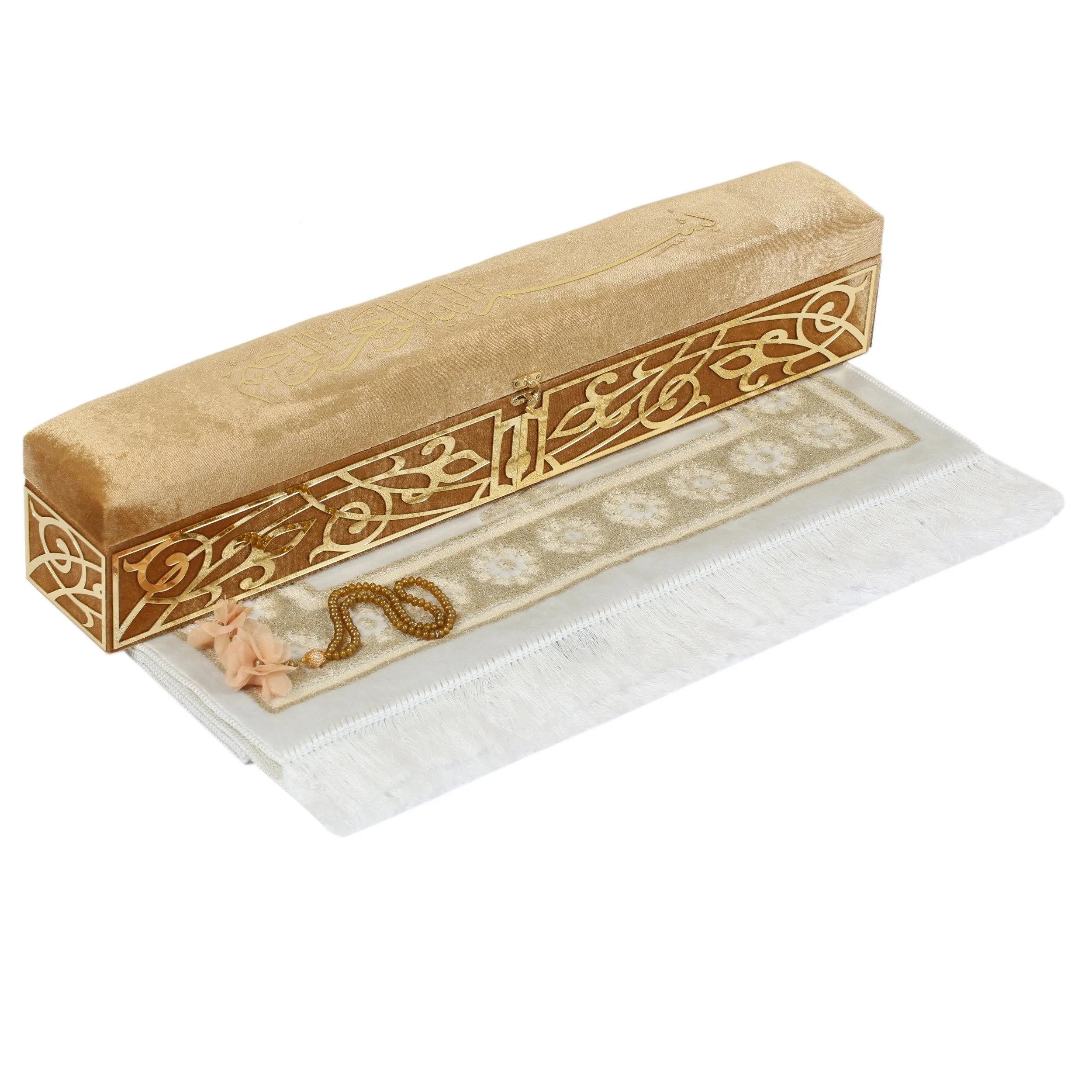 Velvet Plexi Gift Box - Gold