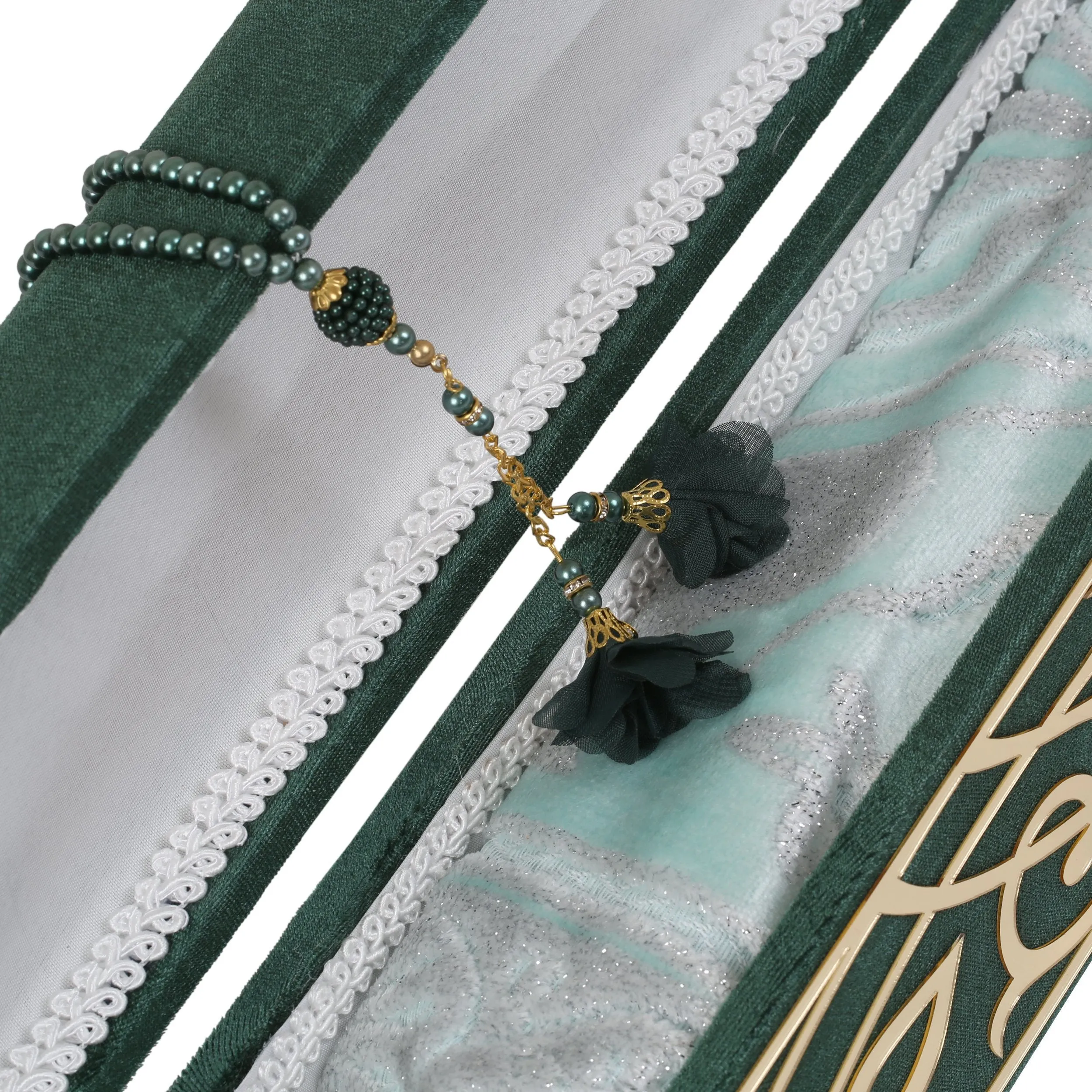 Velvet Plexi Gift Box - Green