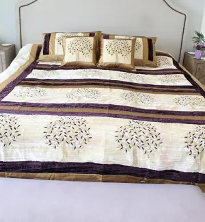 Velvet Tree Of Life Bedspread Set