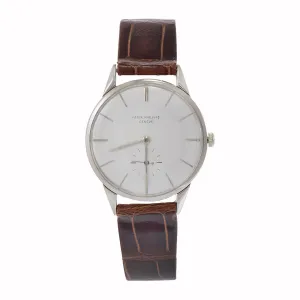 Vintage 1960's Patek Philippe Calatrava 2568-1 18KT White Gold Watch