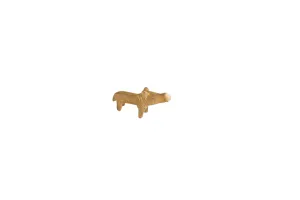 Vintage African Brass Mini Hippo