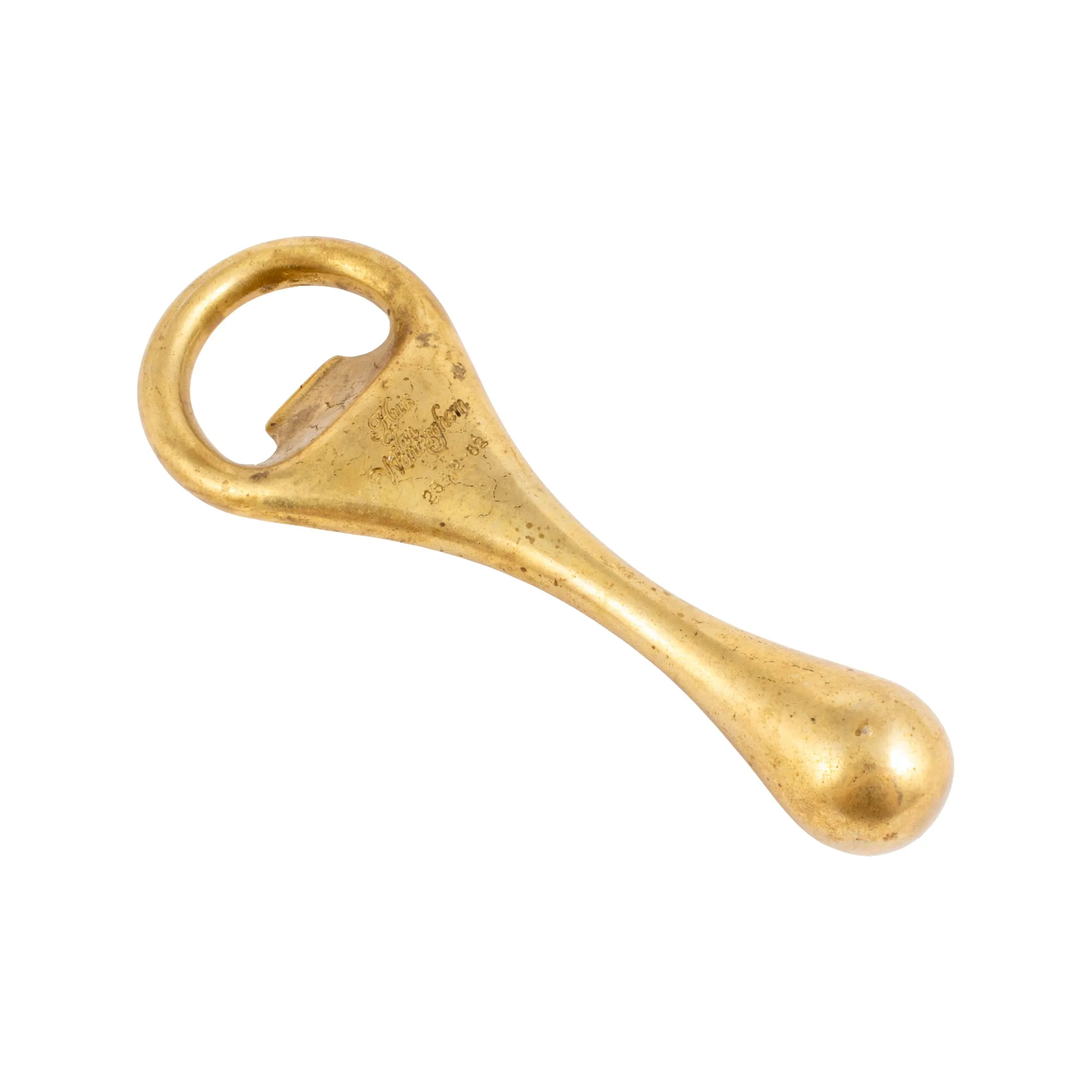 Vintage Belgian Huis Van Wonterghem Brass Bottle Opener