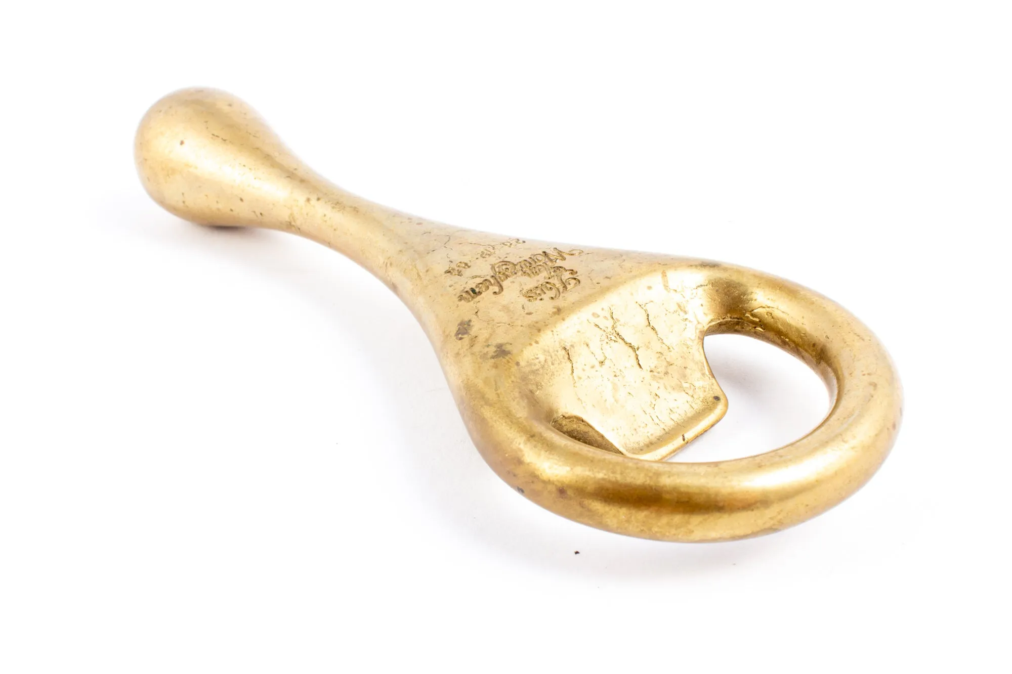 Vintage Belgian Huis Van Wonterghem Brass Bottle Opener